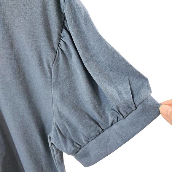 Universal Thread T-Shirt Puff Short Sleeves Womens Size S Blue New - Picture 4 of 7